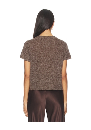 Lisa Yang Siona T-shirt in Brown. Size 1. Also in 0, 2.