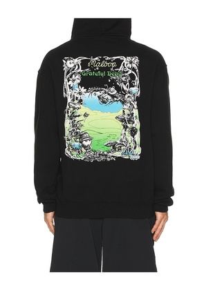 Malbon x Grateful Dead Fesque Hoodie in Black. Size M. Also in S, L, XL/1X.