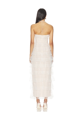 MAJORELLE Leah Gown in White. Size M. Also in XS, XXS, S, L, XL.