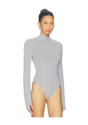 MADISON THE LABEL Tavi Bodysuit in Grey. Size L. Also in XS, S, M.