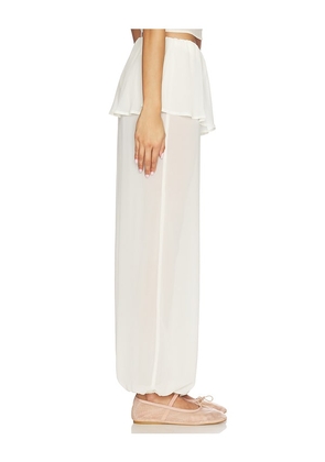 MORE TO COME Laguna Balloon Pant in Ivory. Size L. Also in XL.