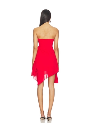 MORE TO COME Jess Mini Dress in Red. Size M. Also in XS, XXS, S.