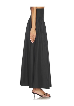 MORE TO COME Amaya Maxi Skirt in Black. Size M. Also in XS, XXS.