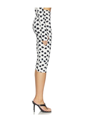 Norma Kamali Capri Legging in Black,White. Size XS. Also in M, S.