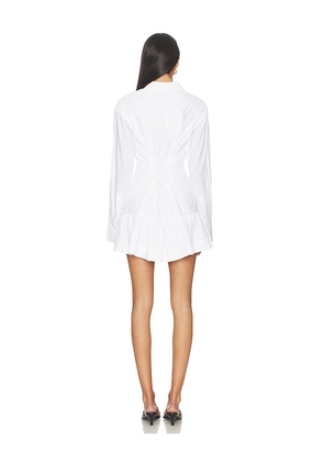 NIA Rayo Dress in White. Size S. Also in XS, M.