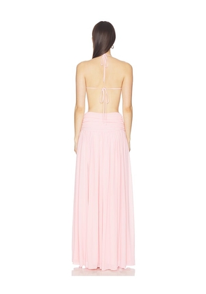 NBD The Aquamarine Gown in Pink. Size L. Also in XS, S, M, XL.