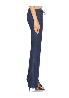 Miaou Element Bootcut in Blue. Size M. Also in S, L.