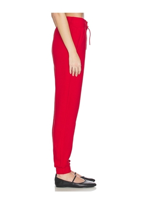 Negative Underwear Waffle Knit Jogger in Red. Size M. Also in XS, S, L, XL/1X.