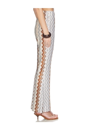 My Beachy Side Vina Pants in Brown,White. Size M. Also in S, L.