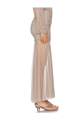 Nonchalant Label Luca Skirt in Taupe. Size S. Also in L.