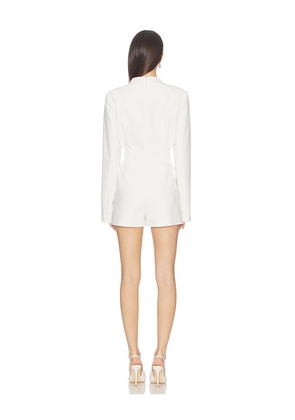 MAJORELLE Marlow Romper in White. Size M. Also in XXS, XS, S, L, XL.