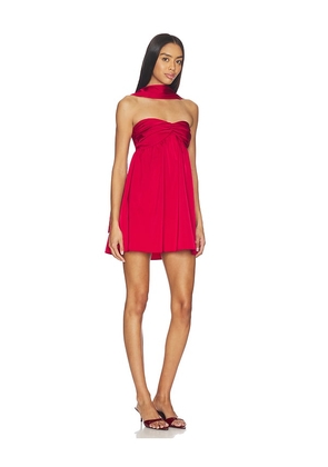 MORE TO COME Cordell Mini Dress in Red. Size XS. Also in XXS, S, M, L.
