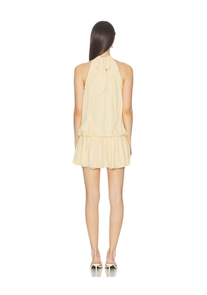 MORE TO COME Kassia Mini Dress in Lemon. Size M. Also in XXS, XS, S, L.