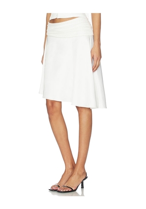 MAJORELLE Celeste Skirt in Ivory. Size M. Also in XL.