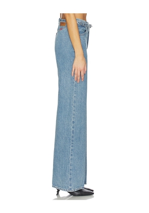LEVI'S Ribcage Belted Wide Leg in Blue. Size 24. Also in 26, 27, 28, 29, 31.