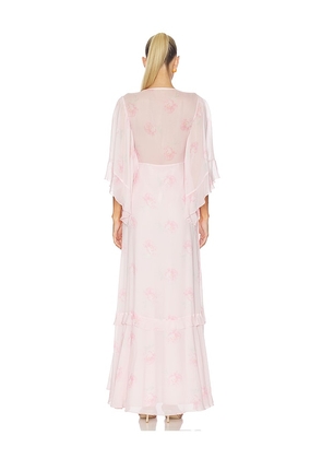 LoveShackFancy Brinley Dress in Rose. Size 0. Also in 4, 2, 6, 8, 10.