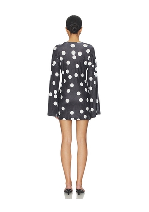 LIONESS Cosmic Mini Dress in Black. Size L. Also in S, XXS, XS, M.