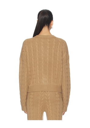 Lisa Yang Cassie Cardigan in Tan. Size 1. Also in 0, 2.