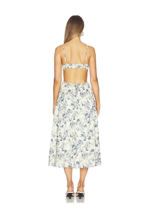 NIA Destene Dress in Neutral,Navy. Size S. Also in M.