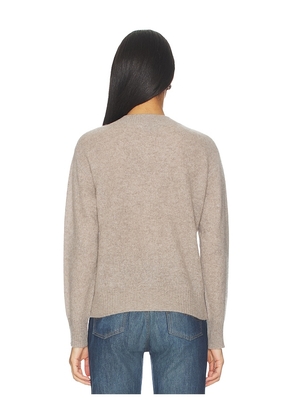 NAADAM Cloud Cashmere Cardigan in Taupe. Size S. Also in XS, M, L.