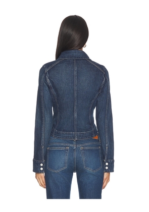LEVI'S Stretch Fitted Trucker in Navy. Size L. Also in S, XS.