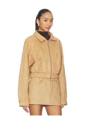 Nakedvice The Hayes Jacket in Tan. Size M. Also in XS, S.
