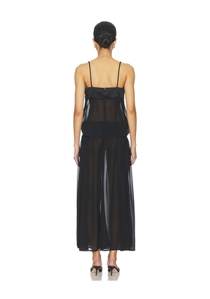 LIONESS Gracia Maxi Dress in Black. Size L. Also in S, XXS, XS, M, XL, XXL.