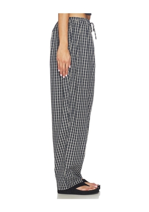 LIONESS Aura Pant in Navy. Size L. Also in S, XS, M.