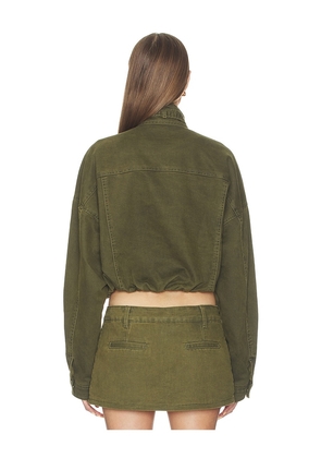 LIONESS Rinata Jacket in Army. Size L. Also in S, XS, M, XL.