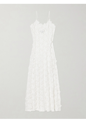 Miguelina - Jaquelyn Lace Midi Dress - Ivory - x small,small,medium,large