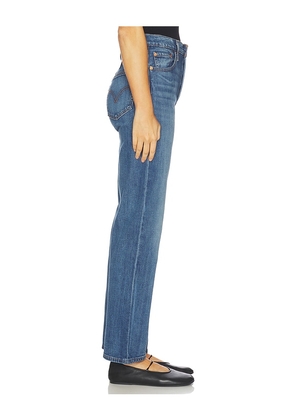 LEVI'S Ribcage Full Length Straight in Blue. Size 24. Also in 25, 26, 27, 28, 29, 30, 31, 32.