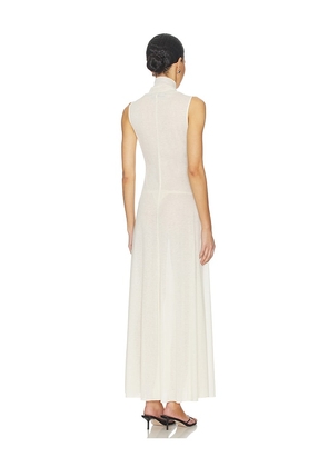 LIONESS Last Light Maxi Dress in Cream. Size S. Also in XS, M, L, XL.