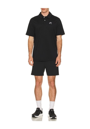 Malbon Performance Poly Tech Shorts in Black. Size M. Also in S, L.