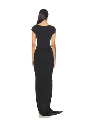 NBD Soleia Maxi Dress in Black. Size L. Also in XS, XXS, S, M.