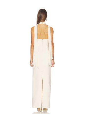 MISHA The Capezza Silk Maxi Dress in Rose. Size S. Also in XS, XXS.