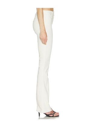 L'AGENCE Ruth High Rise Straight Jean in White. Size 25. Also in 26, 27, 28, 29.