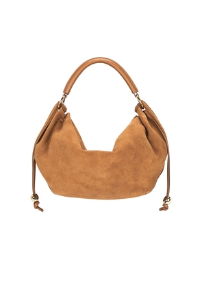 Madewell Gathered Shoulder Bag in Brown.