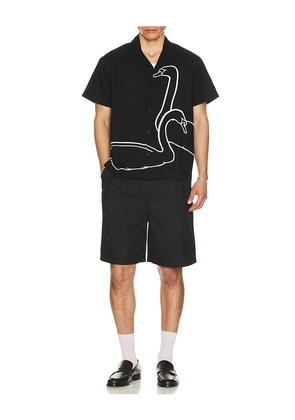 Obey Dean Pleated Short in Black. Size 30. Also in 32, 34, 36.
