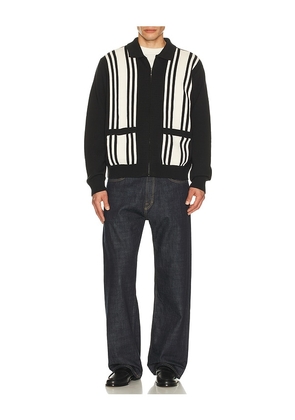 Obey Matt Zip Up Sweater in Black. Size L. Also in S, M, XL/1X.