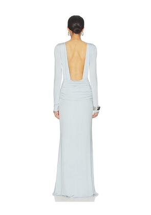 NBD Yara Gown in Baby Blue. Size L. Also in XXS, XS, M.