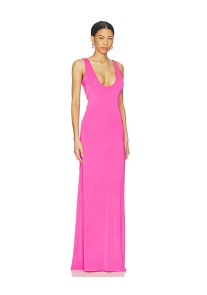 NBD Ayla Gown in Fuchsia. Size L. Also in S, M, XL.