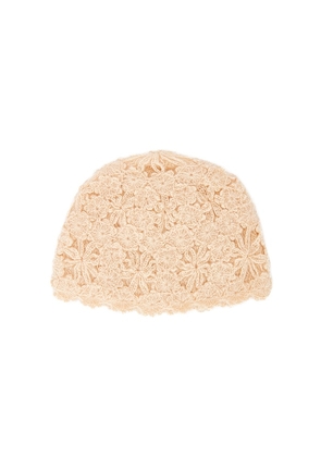 Lovers and Friends Juliet Crochet Hat in Ivory.