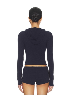 Lovers and Friends Hudson Hoodie in Navy. Size XS. Also in XXS, S, M, L, XL.