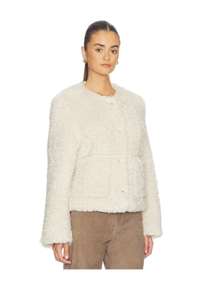 LAMARQUE Emilia Jacket in Cream. Size L. Also in XS, S, M.