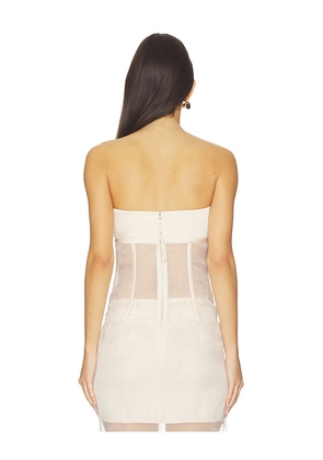 LPA Cara Strapless Corset in Nude. Size L. Also in XS, S, M, XL.