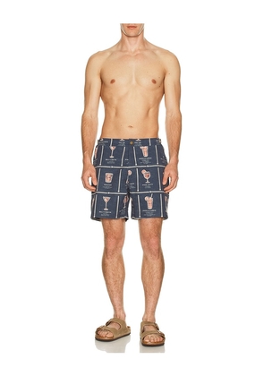 Marine Layer 6 Archive Parker Tailored Trunk in Blue. Size 30. Also in 32.