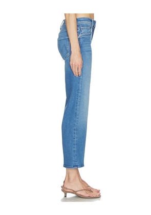 MOTHER The Mid Rise Zip Rambler Ankle Jeans in Blue. Size 23. Also in 25, 26, 27, 28, 29, 30, 33, 34.