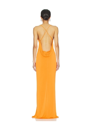 Katie May So Juicy Gown in Orange. Size S. Also in XL, XS.