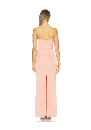 Katie May Yasmin Gown in Blush. Size S. Also in XS, M, L, XL.