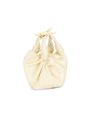 NLA Collection Knot Bag in Cream.